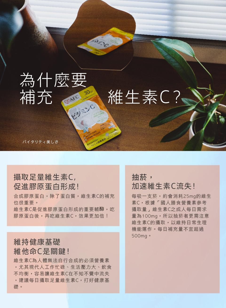 bevyc,日本AFC,保健食品,維他命C,營養食品,日本原裝